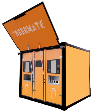 BeerMate is an automated self-service bar. Our machines can tap and sell beer without staff.